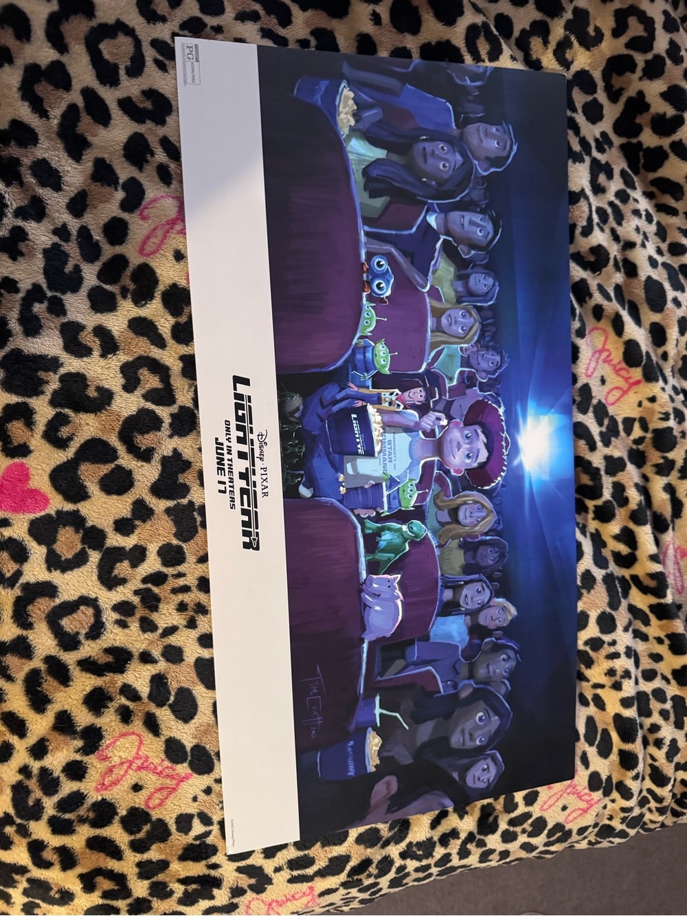 Toy Story Lightyear Movie Poster Art Print - Colorful Cinema Scene